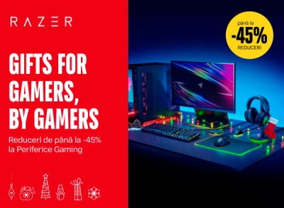 Reduceri de până la -45% la periferice gaming Razer